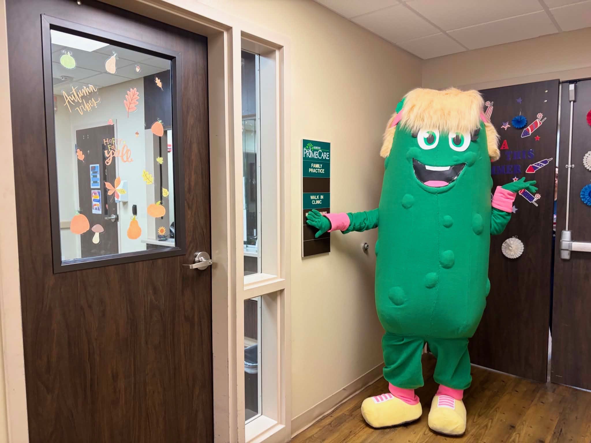 Paddy the Pickle at Genesis PrimeCare